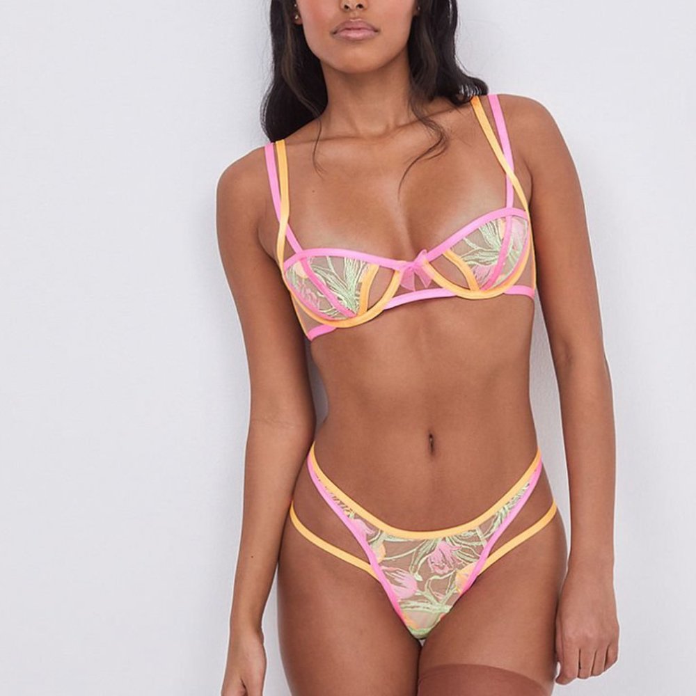 For Love and Lemons Tulip Bra and Panty FULL SET - Picture 3 of 3